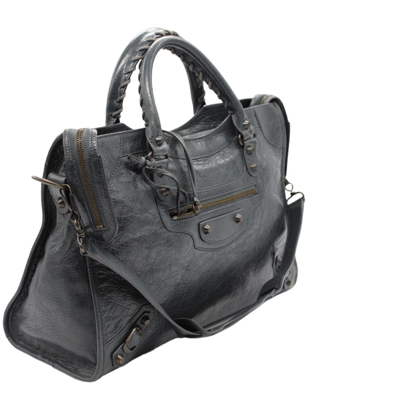 Borsa balenciaga city gris tarmak thumb