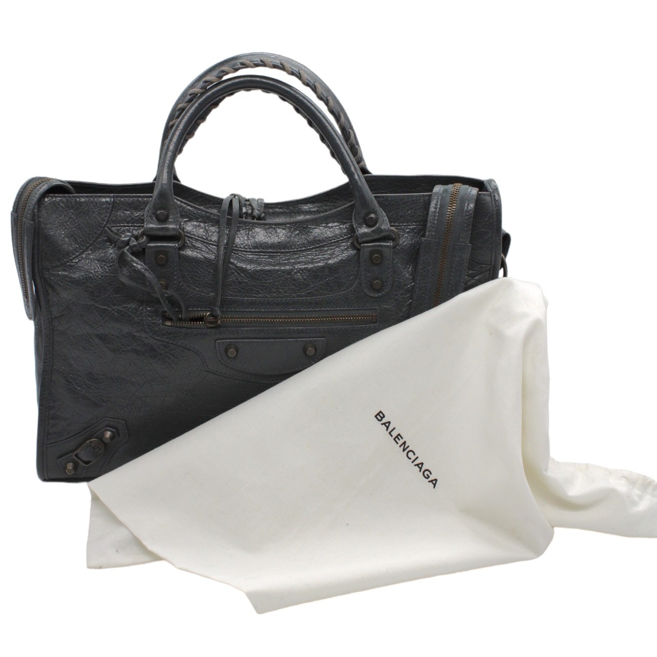 Borsa balenciaga city gris tarmak thumb