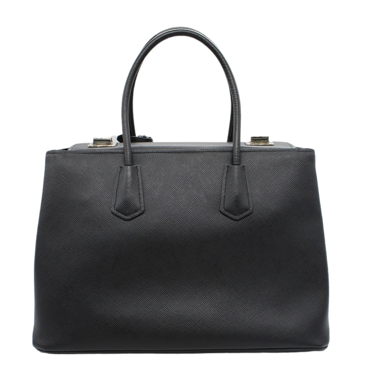 Prada Galleria Borsa in pelle saffiano nera thumb