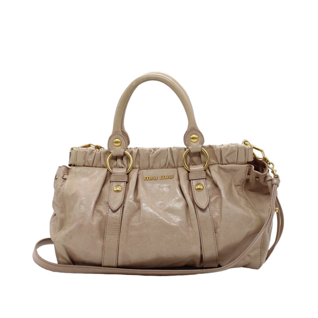 Borsa Miu Miu in pelle con tracolla thumb