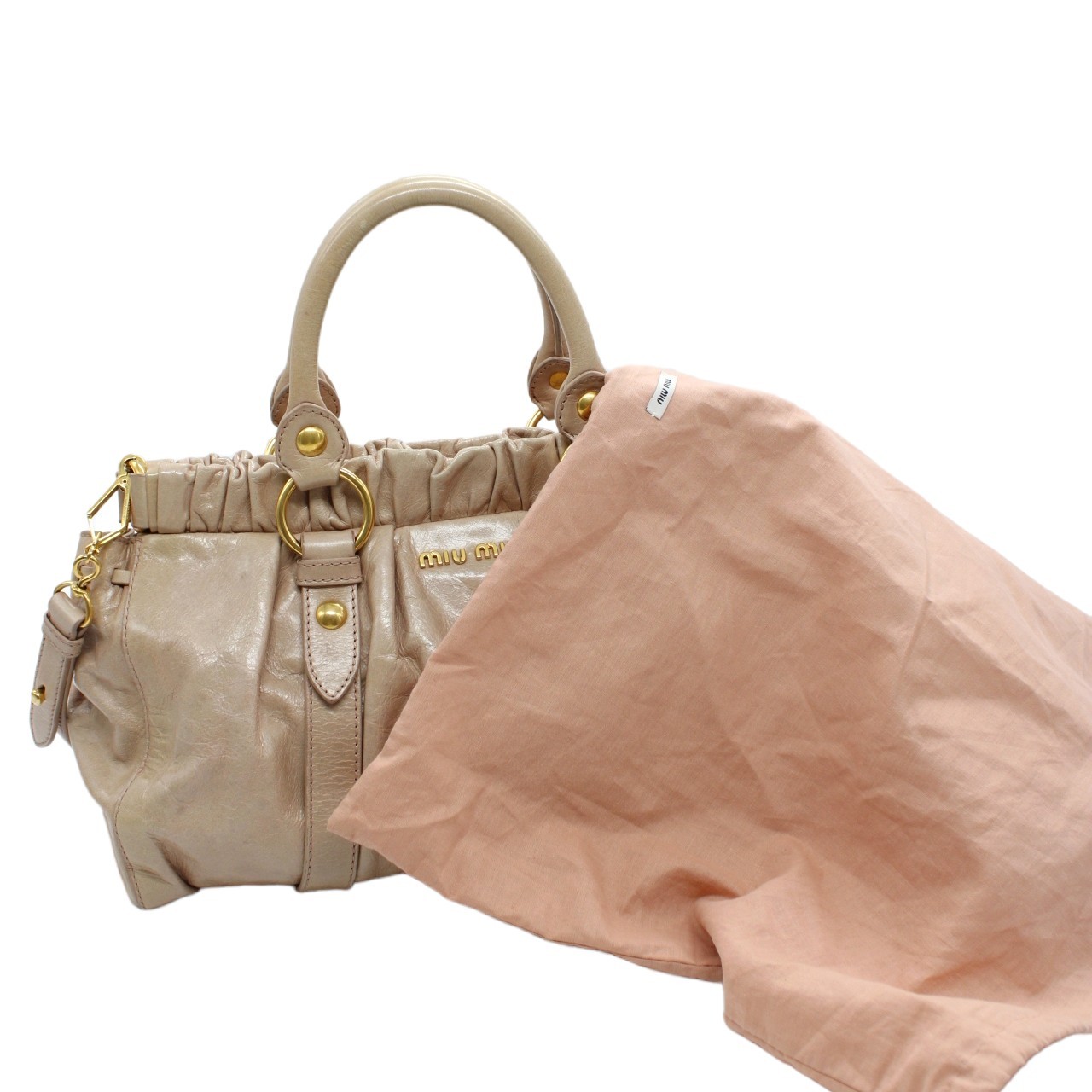 Borsa Miu Miu in pelle con tracolla thumb