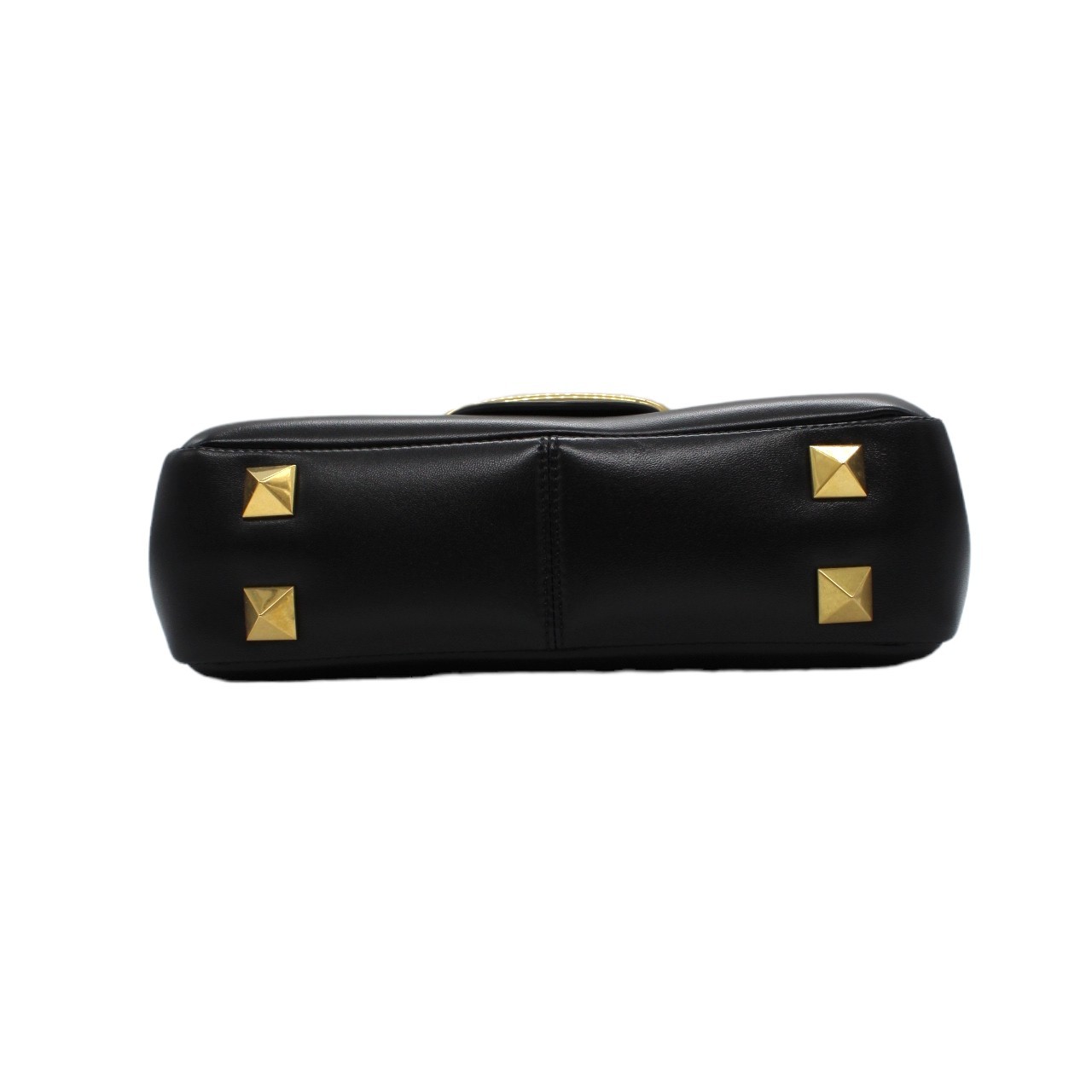 Borsa Valentino stud sign in nappa nera thumb