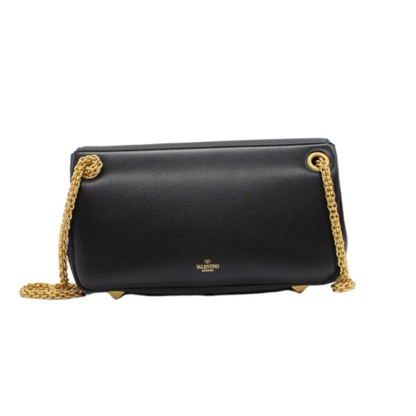 Borsa Valentino stud sign in nappa nera