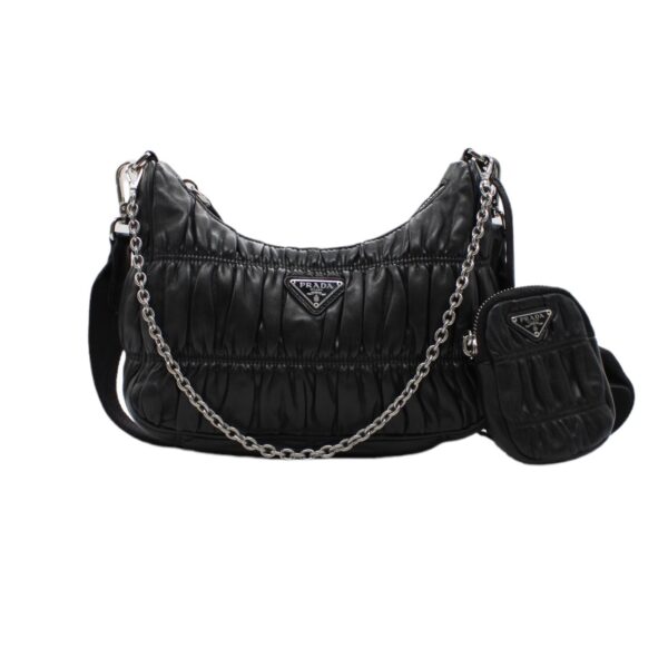 Borsa Prada Re- edition 2005 in nappa nera