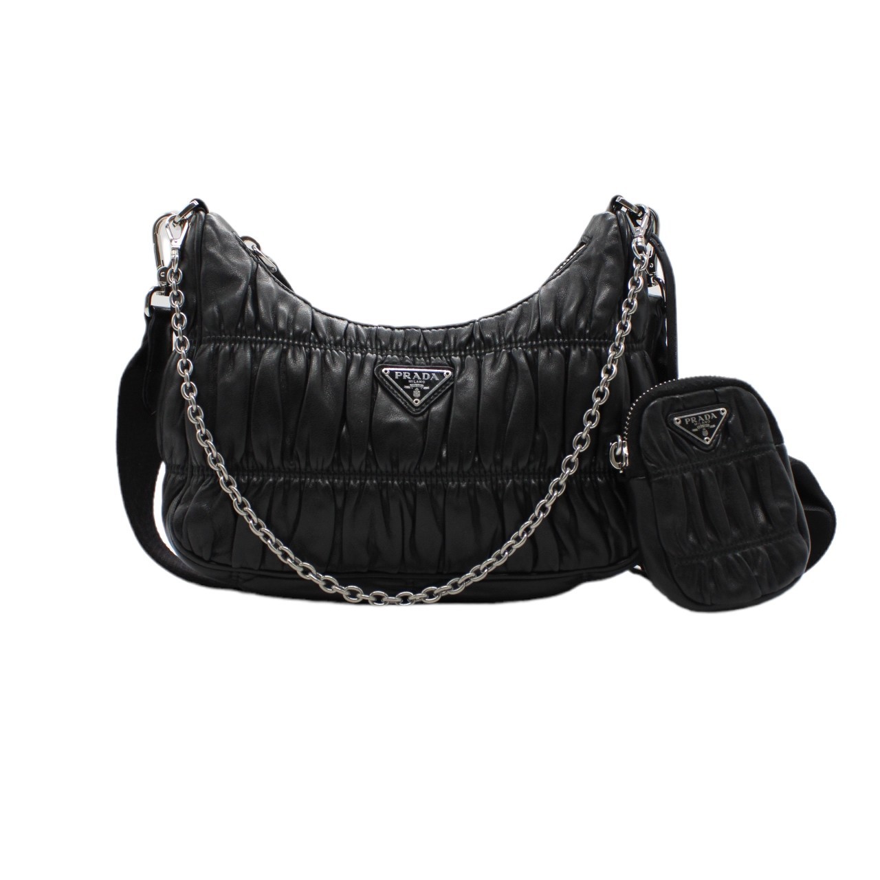 Borsa Prada Re- edition 2005 in nappa nera thumb