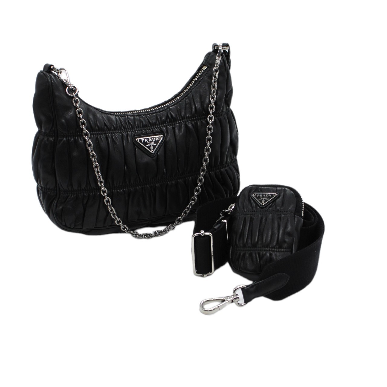 Borsa Prada Re- edition 2005 in nappa nera thumb