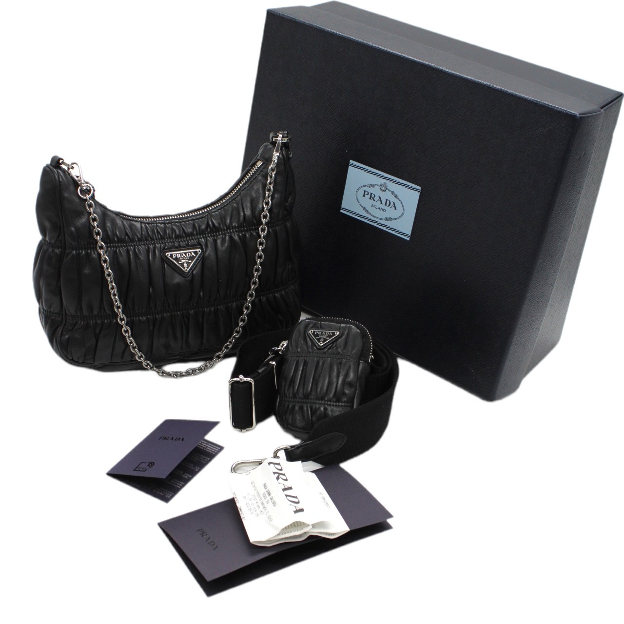 Borsa Prada Re- edition 2005 in nappa nera thumb