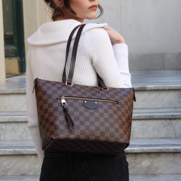 Borsa Louis Vuitton Iena in damier ebene