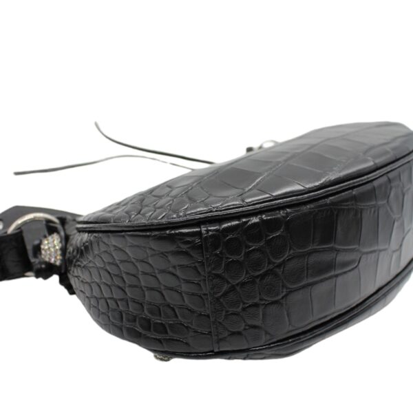 Borsa Balenciaga Cagole xs stampa cocco e strass