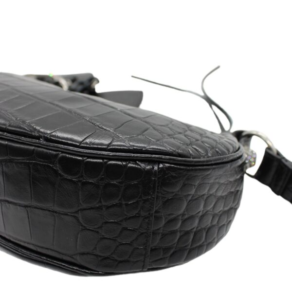 Borsa Balenciaga Cagole xs stampa cocco e strass