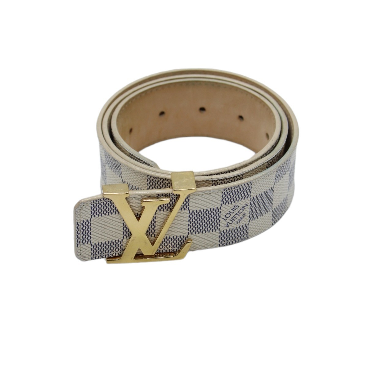 Cintura Louis Vuitton in damier azur thumb
