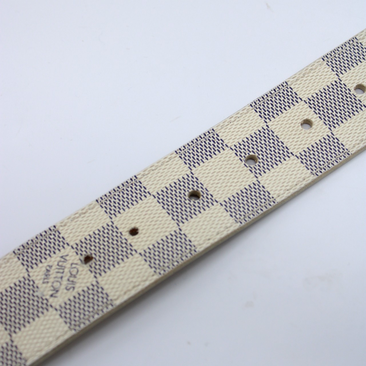 Cintura Louis Vuitton in damier azur thumb
