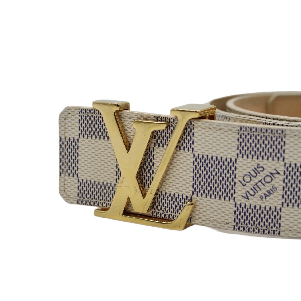 Cintura Louis Vuitton in damier azur thumb