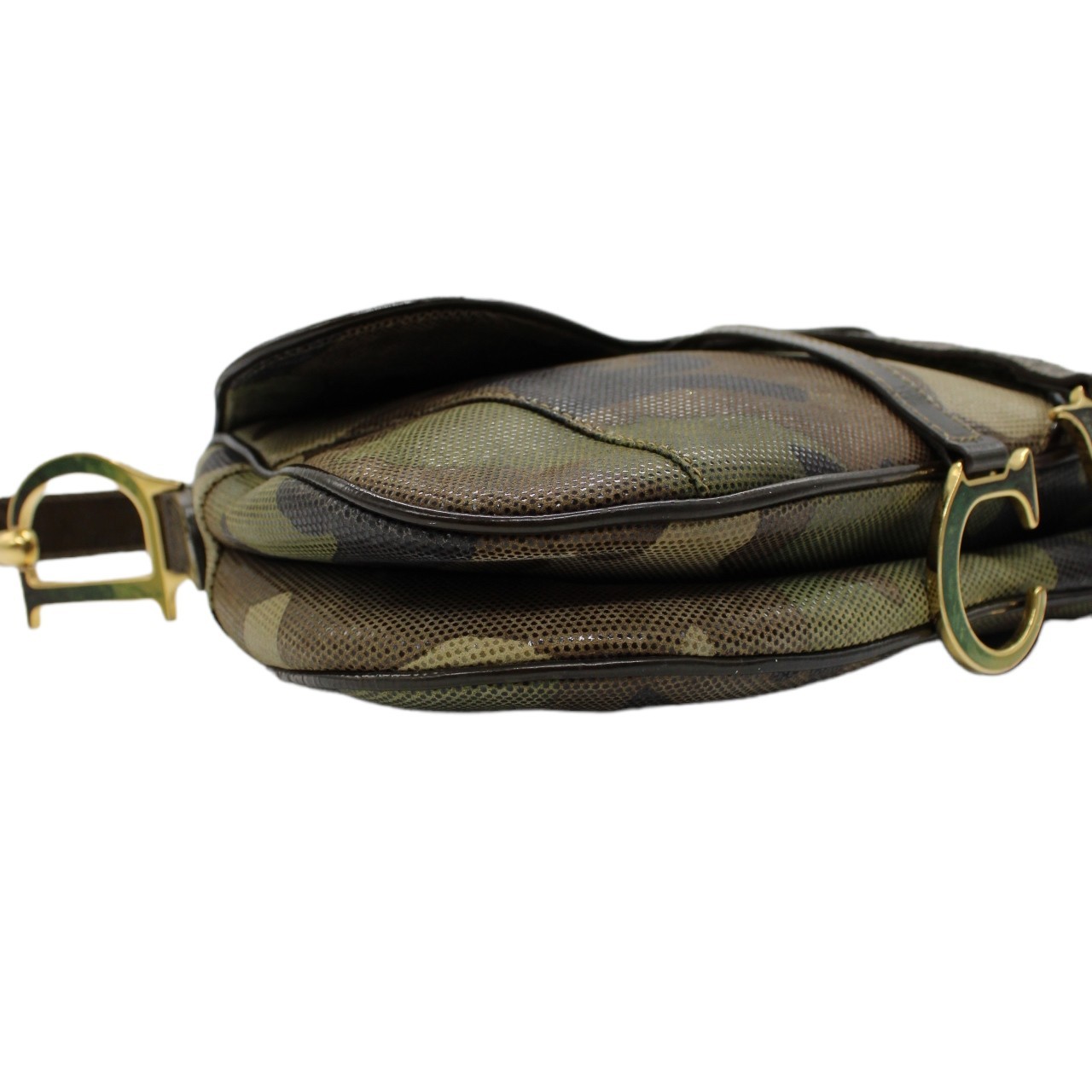 Borsa Dior double Saddle verde mimetico thumb