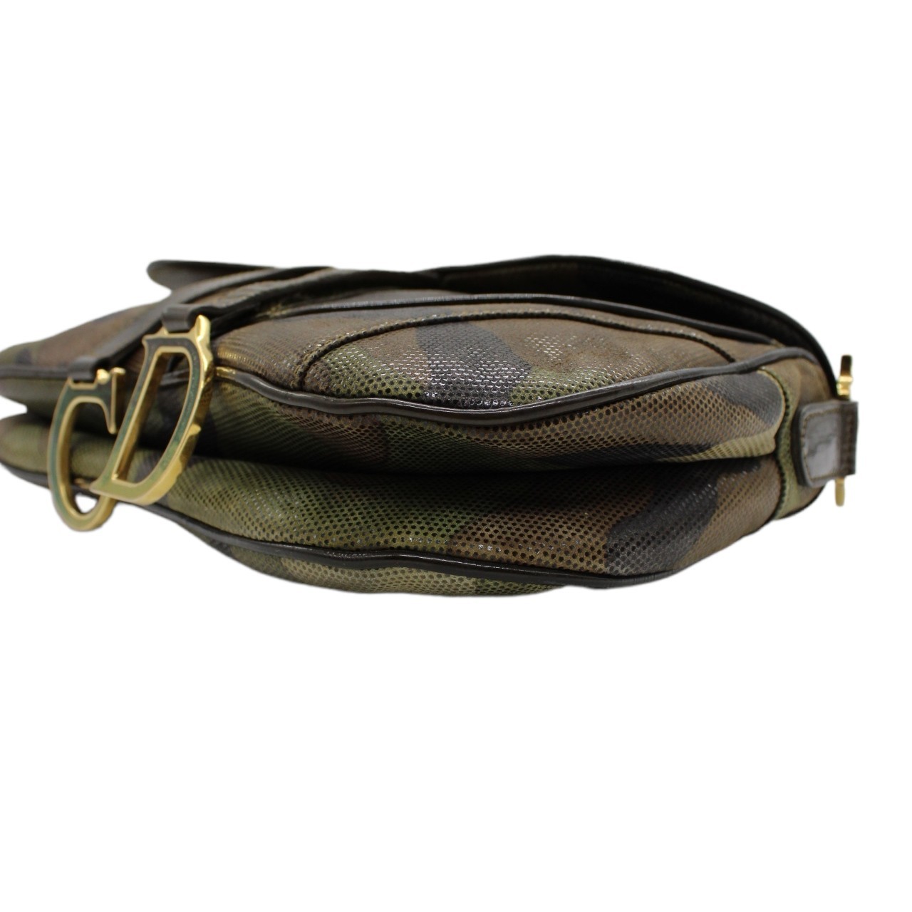 Borsa Dior double Saddle verde mimetico thumb