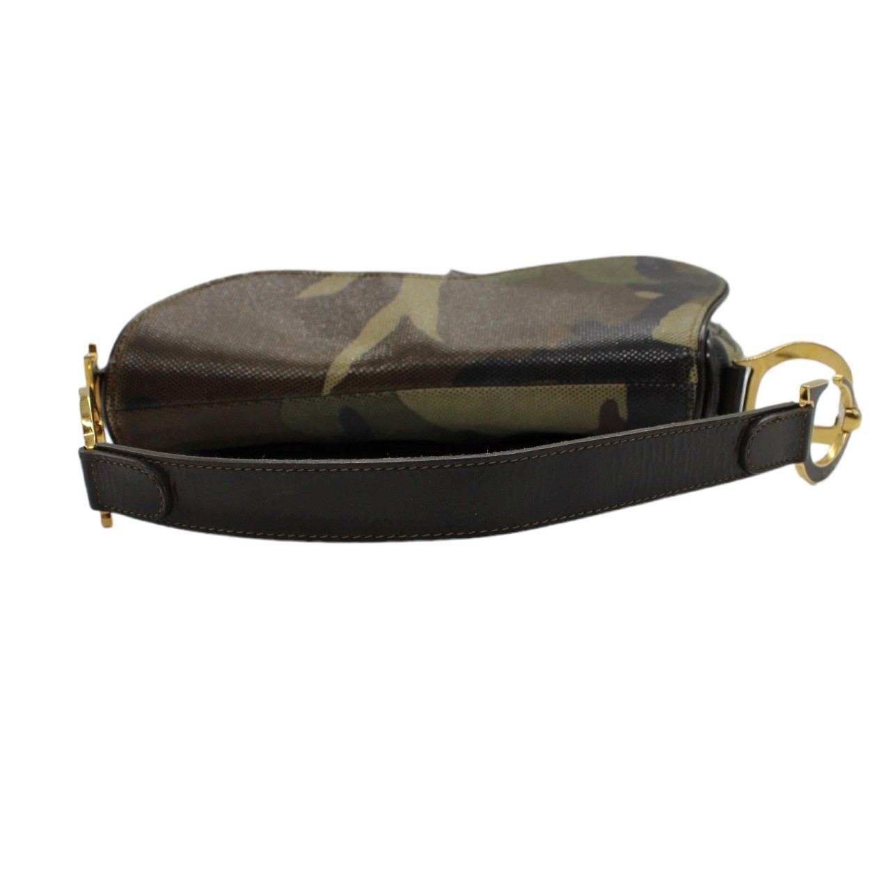 Borsa Dior double Saddle verde mimetico thumb