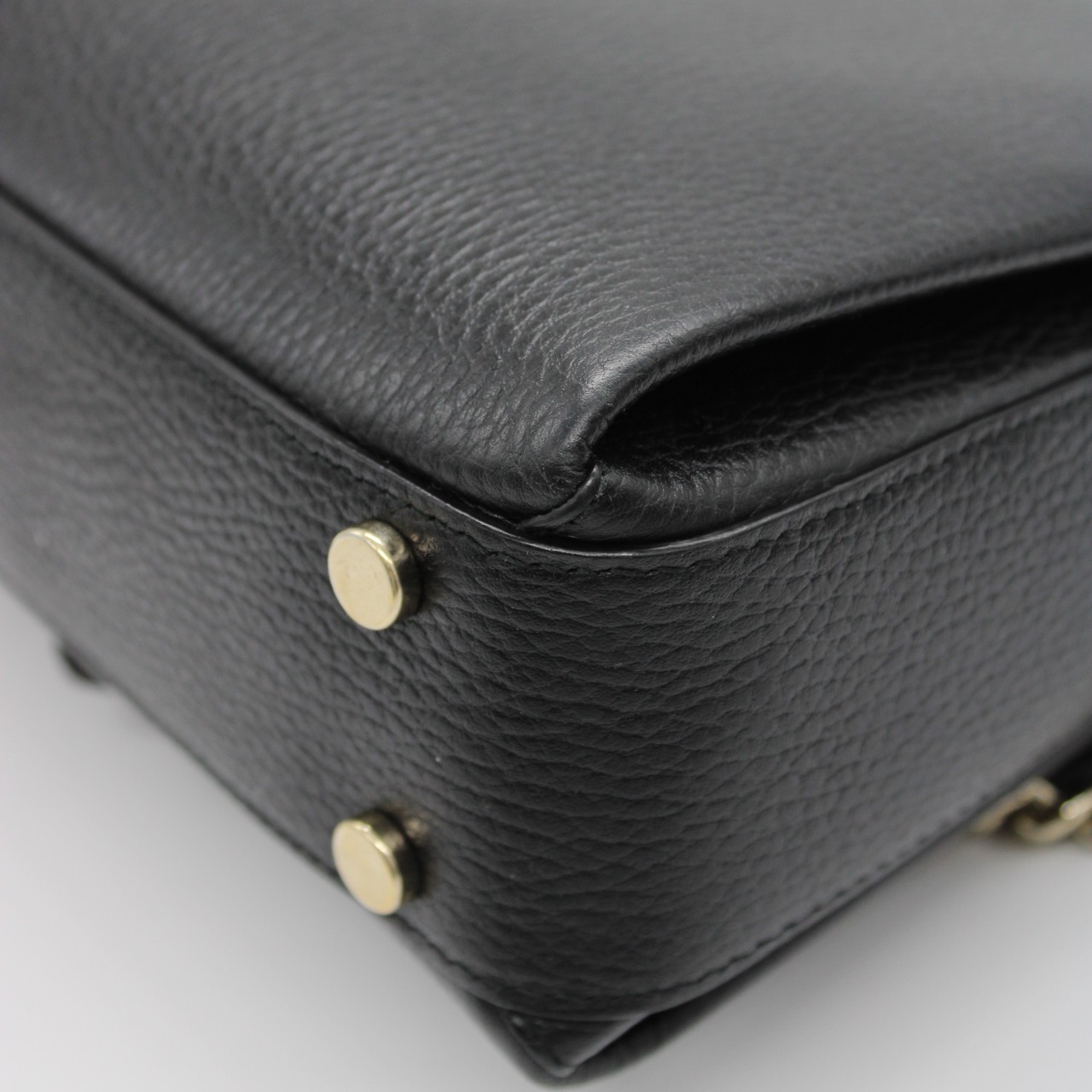 Borsa Gucci Interlocking in pelle nera thumb