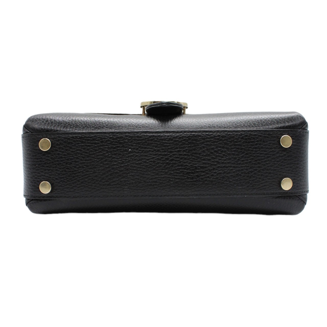 Borsa Gucci Interlocking in pelle nera thumb