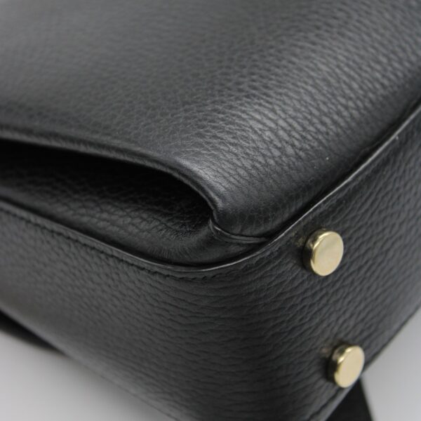 Borsa Gucci Interlocking in pelle nera
