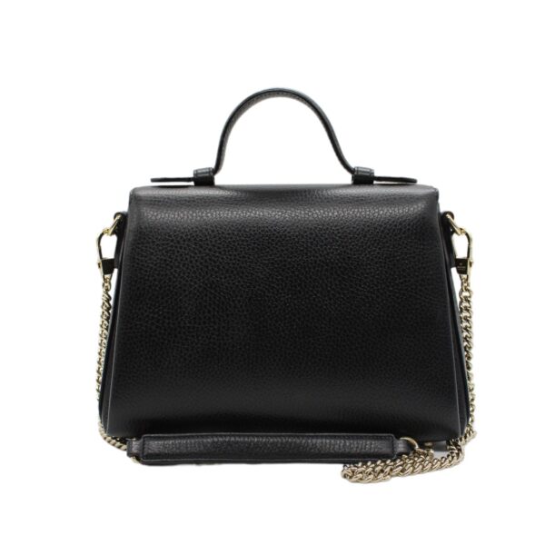 Borsa Gucci Interlocking in pelle nera