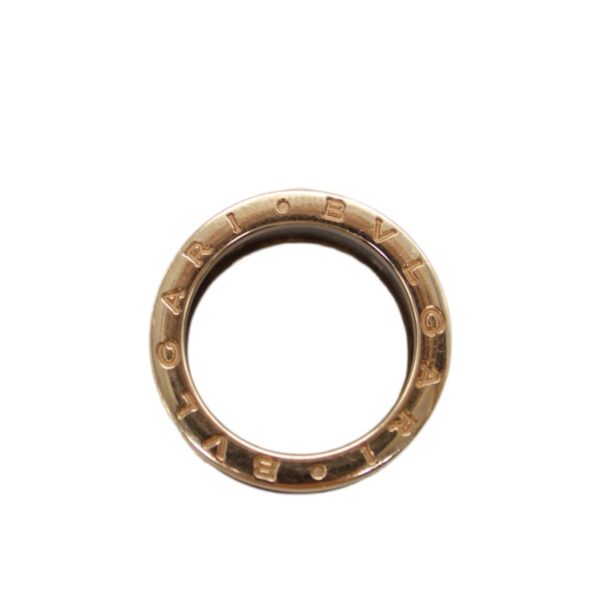 Anello Bulgari B zero1 in oro rosa e marmo blu
