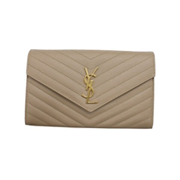 Tracolla Saint Laurent cassandre dark beige