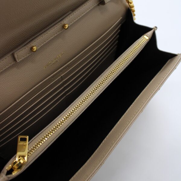 Tracolla Saint Laurent cassandre dark beige