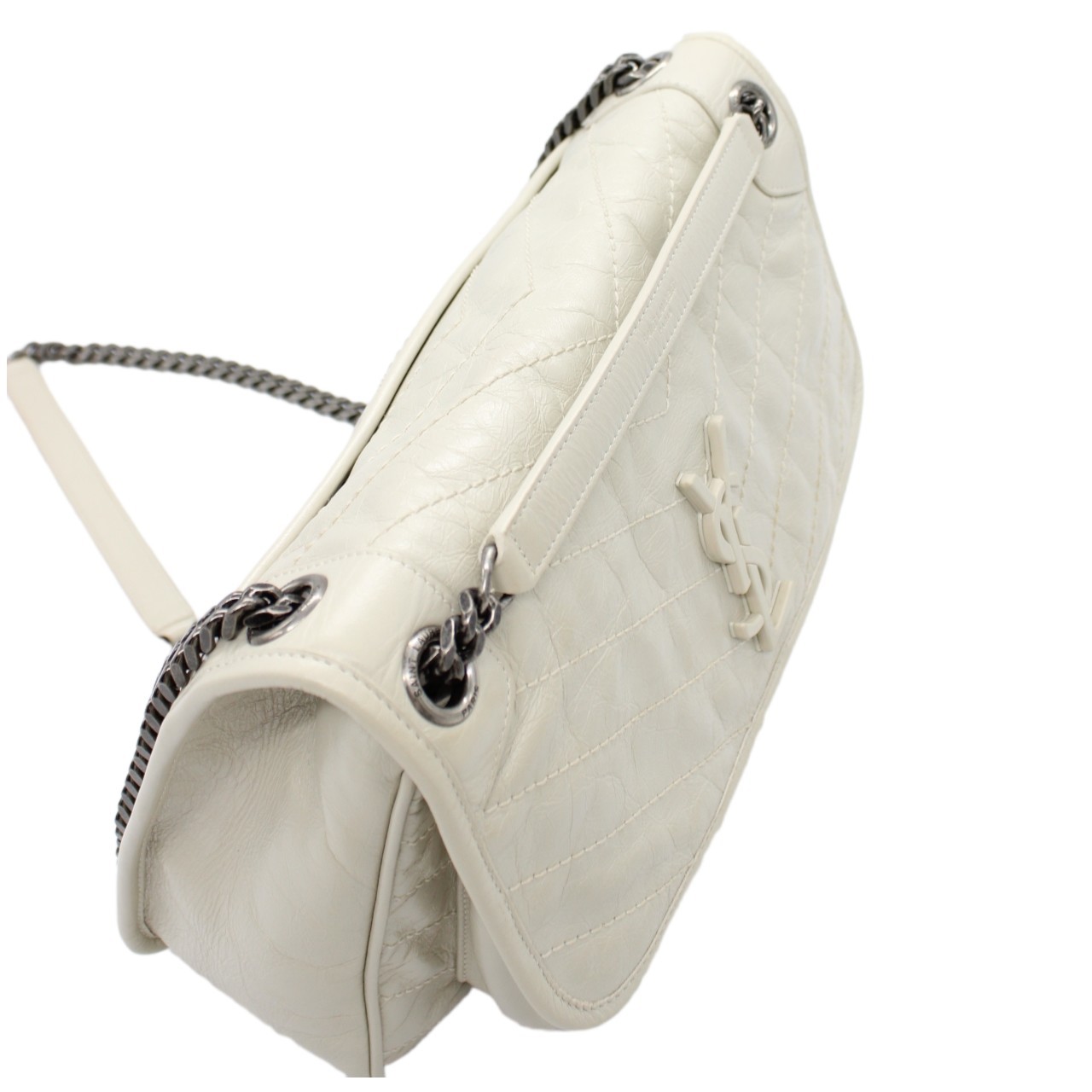 Saint Laurent niki media in pelle vintage borsa a spalla thumb