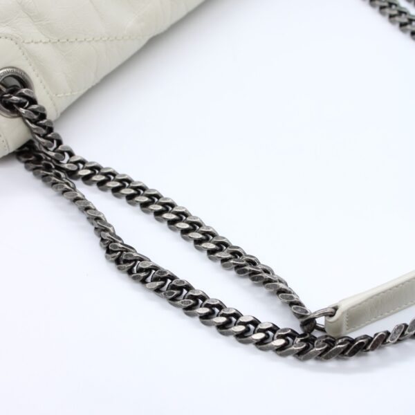 Saint Laurent niki media in pelle vintage borsa a spalla