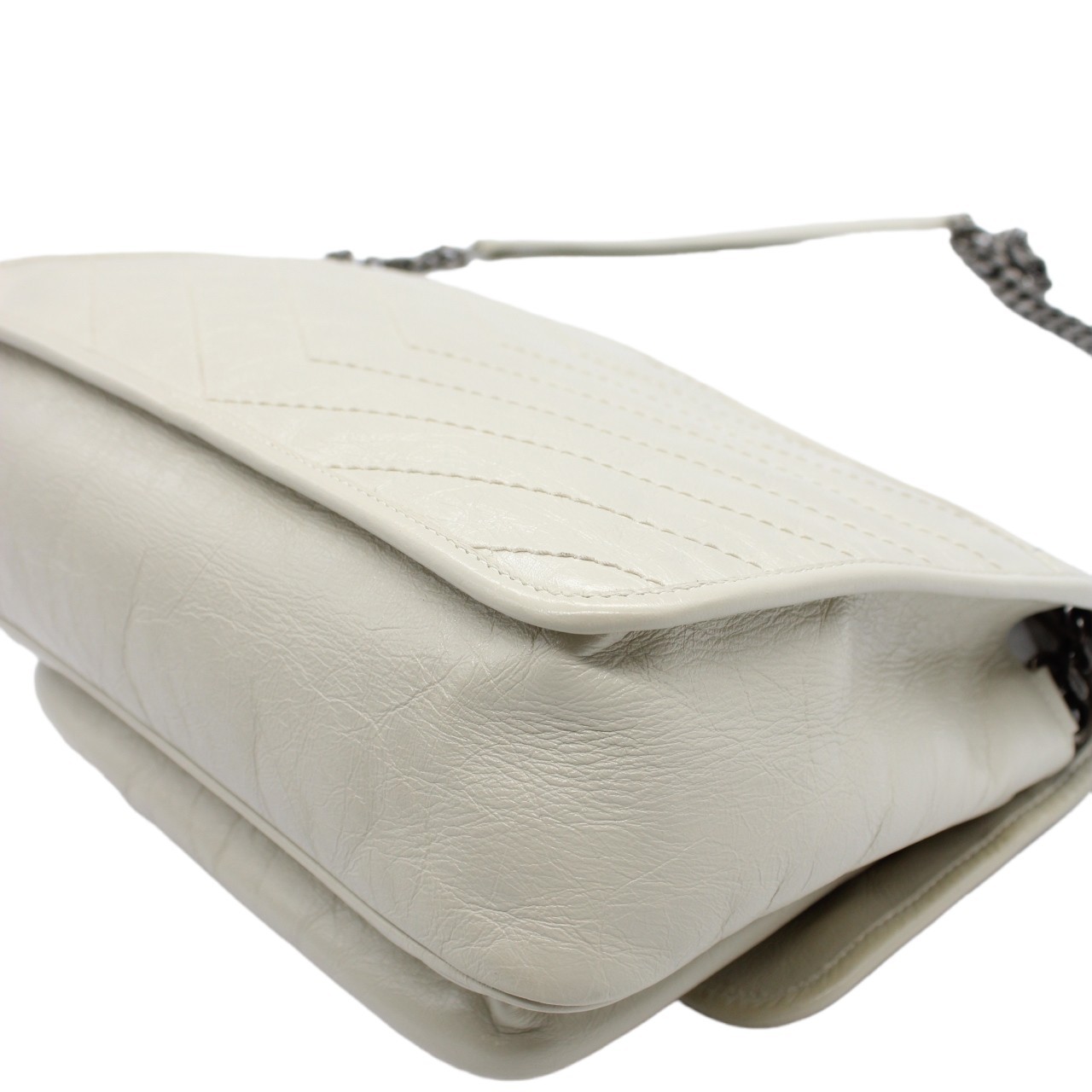 Saint Laurent niki media in pelle vintage borsa a spalla thumb