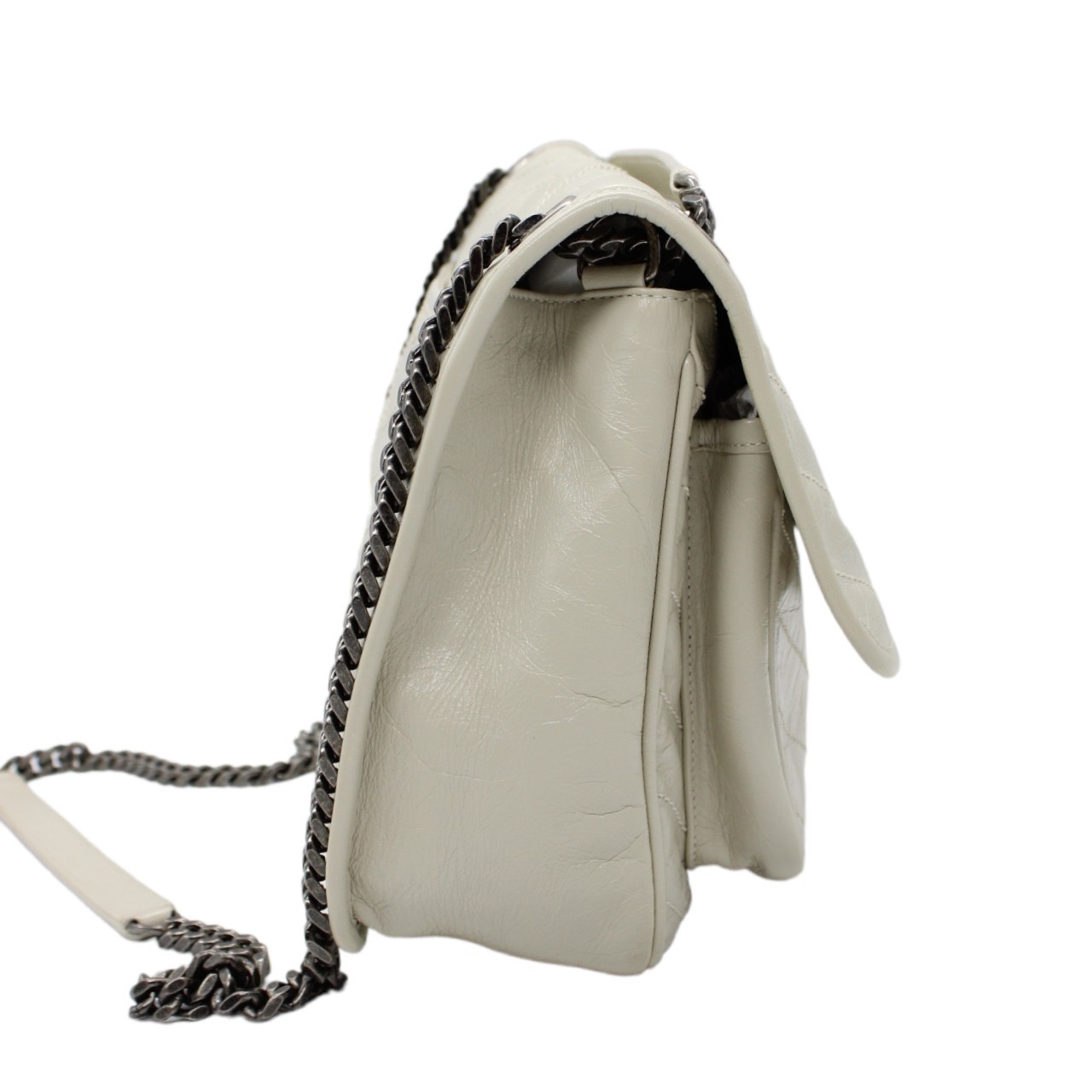Saint Laurent niki media in pelle vintage borsa a spalla thumb