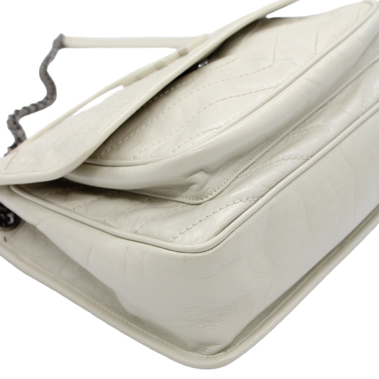 Saint Laurent niki media in pelle vintage borsa a spalla thumb