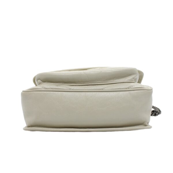 Saint Laurent niki media in pelle vintage borsa a spalla