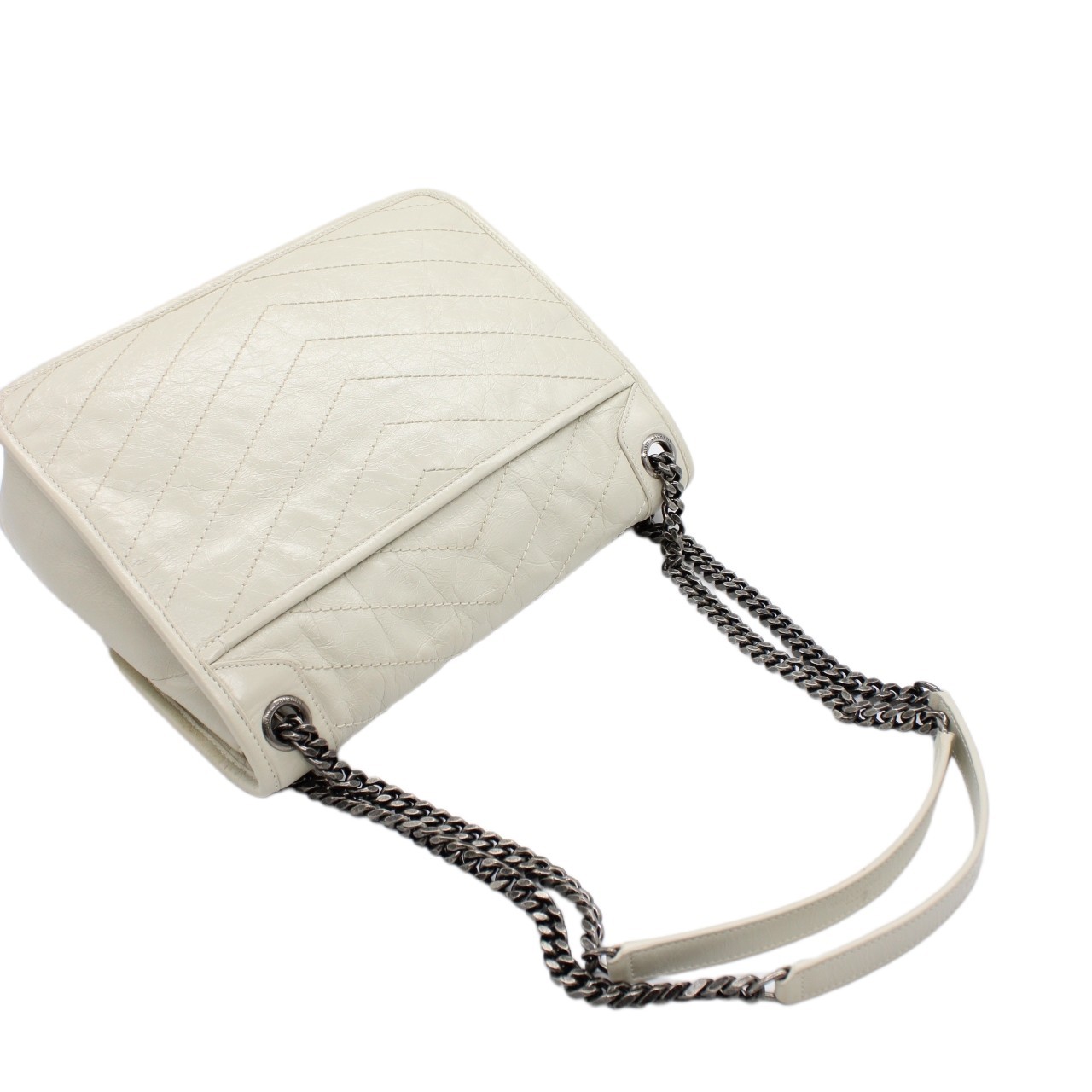 Saint Laurent niki media in pelle vintage borsa a spalla thumb
