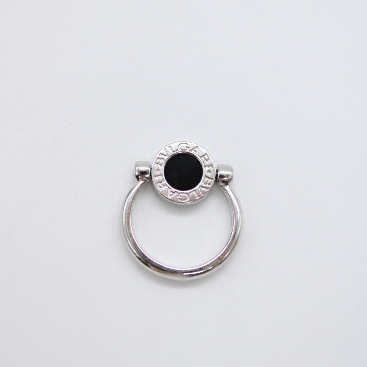 Anello Bulgari in oro bianco onice e diamanti thumb