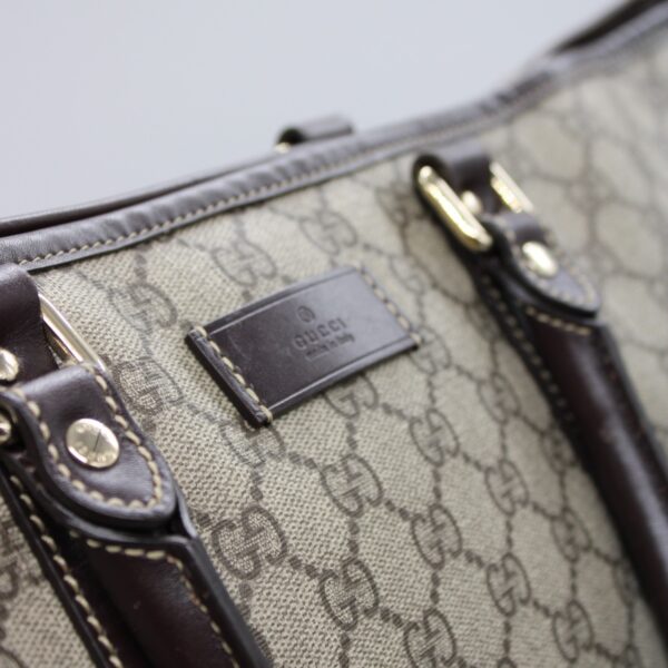 Borsone Gucci in tela plastificata