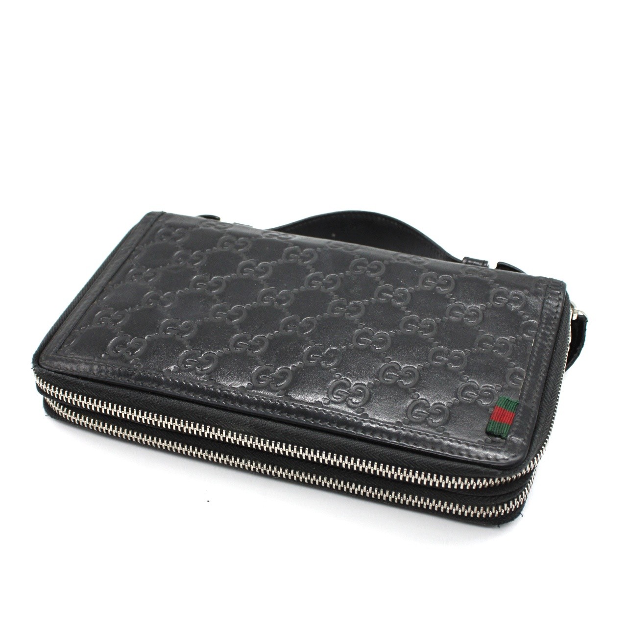 Gucci travel case in pelle guccissima thumb
