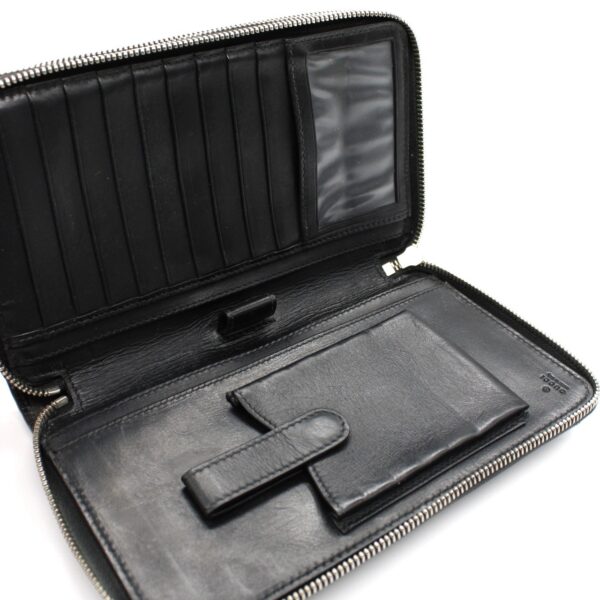 Gucci travel case in pelle guccissima