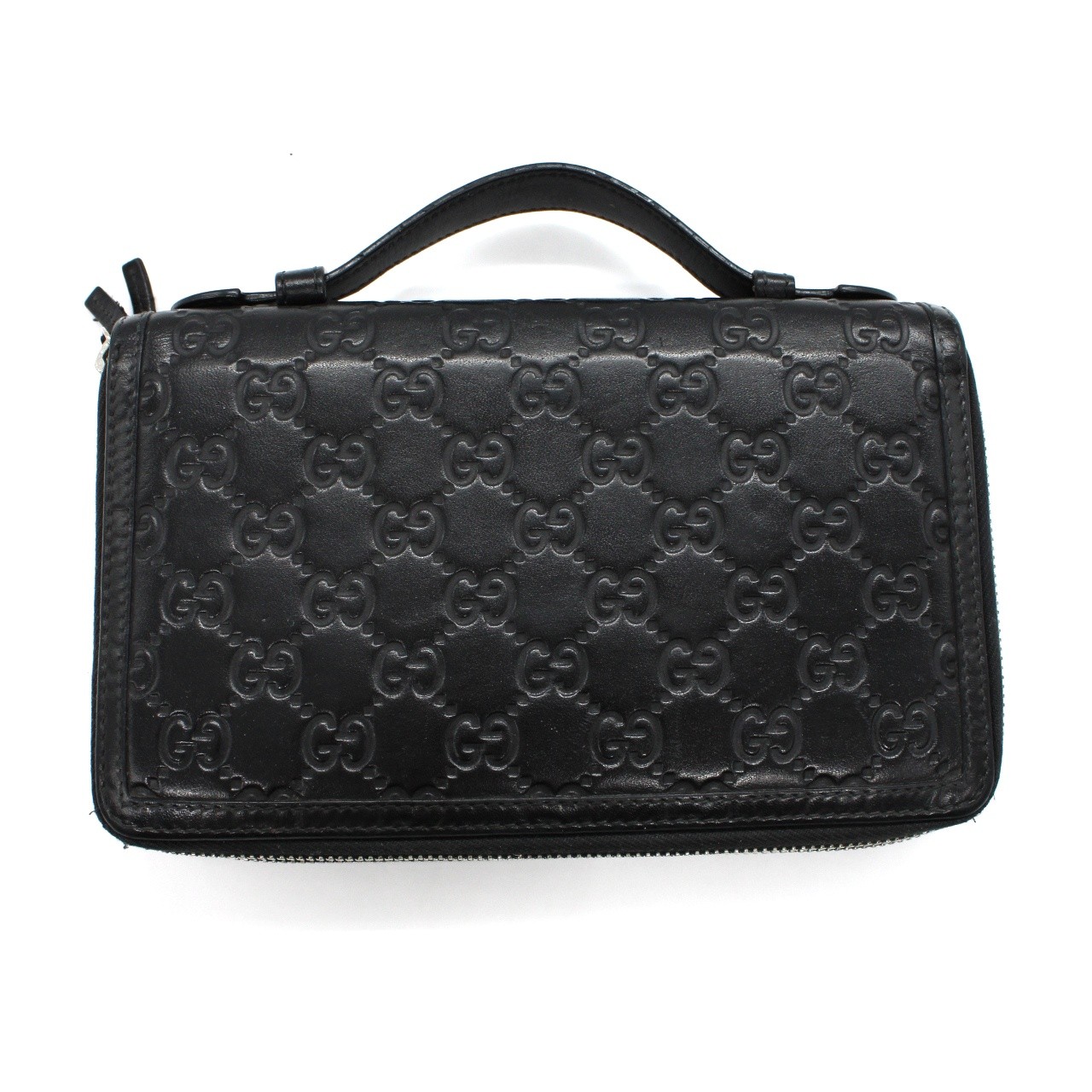 Gucci travel case in pelle guccissima thumb