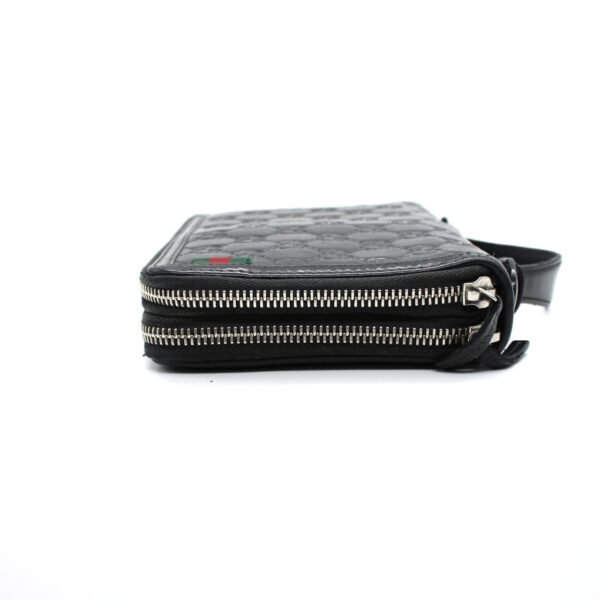 Gucci travel case in pelle guccissima