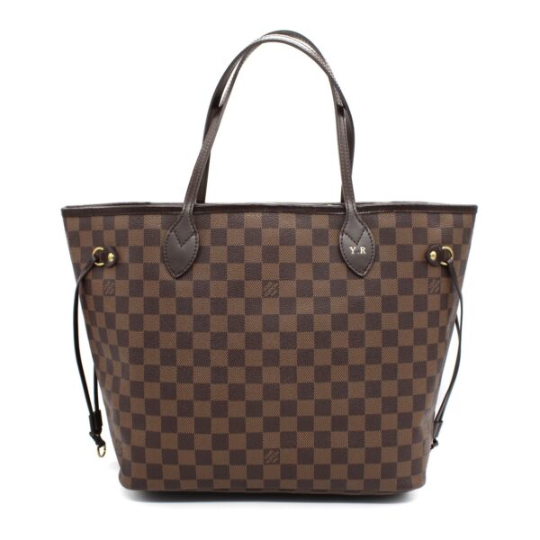 Borsa Louis Vuitton Neverfull MM in damier ebene