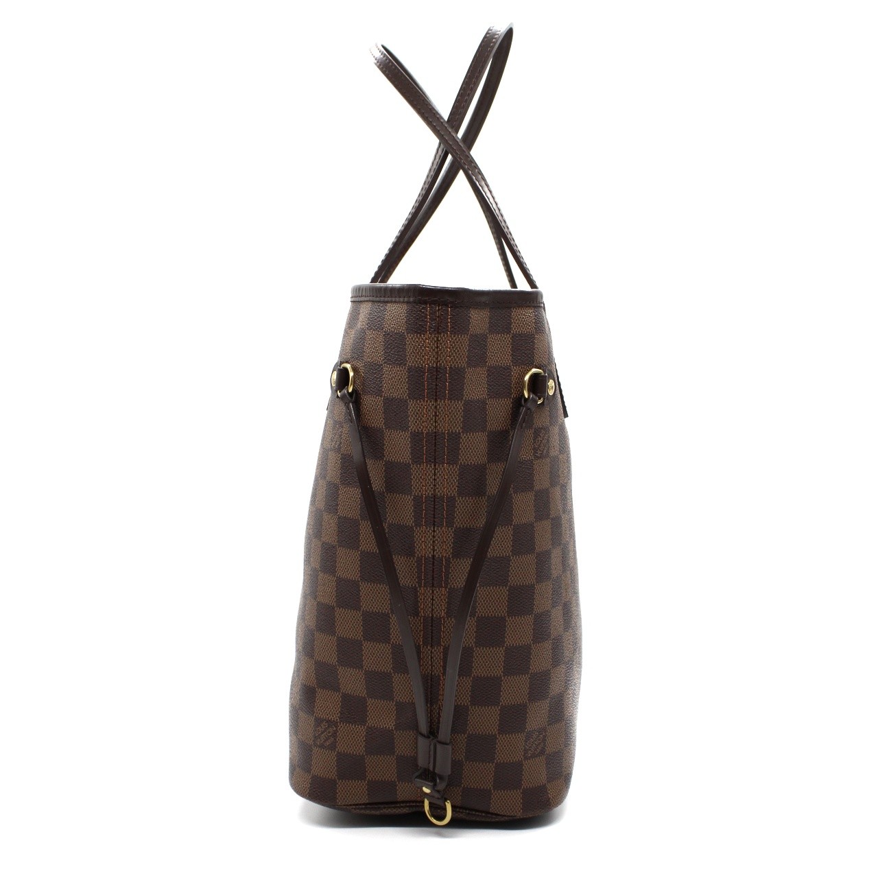 Borsa Louis Vuitton Neverfull MM in damier ebene thumb