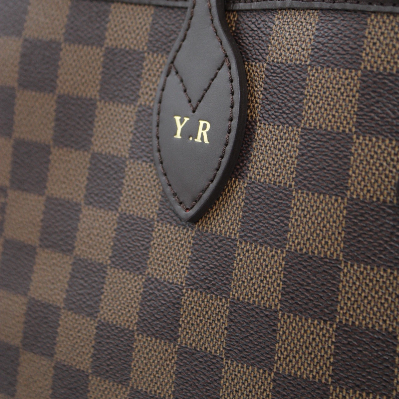 Borsa Louis Vuitton Neverfull MM in damier ebene thumb