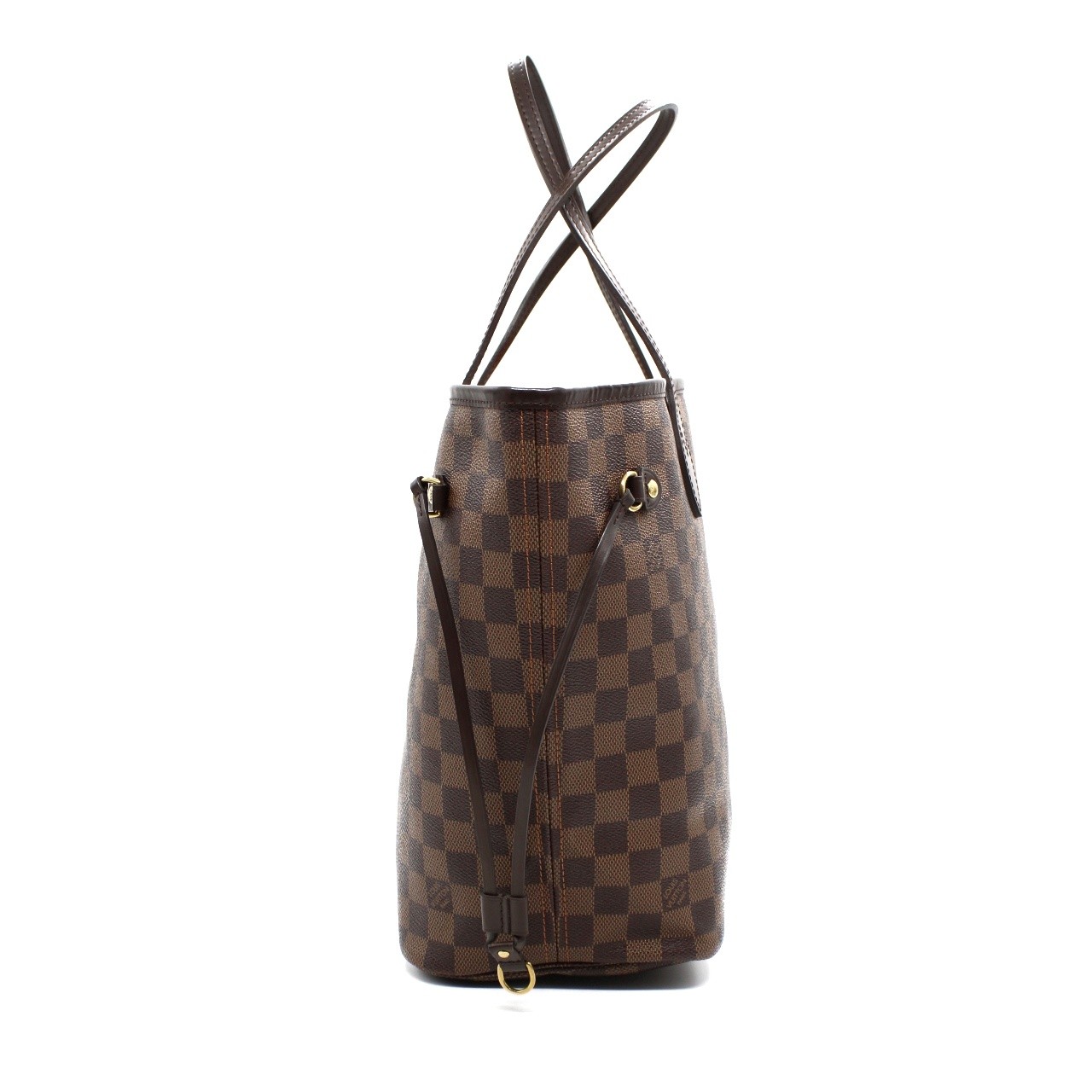 Borsa Louis Vuitton Neverfull MM in damier ebene thumb