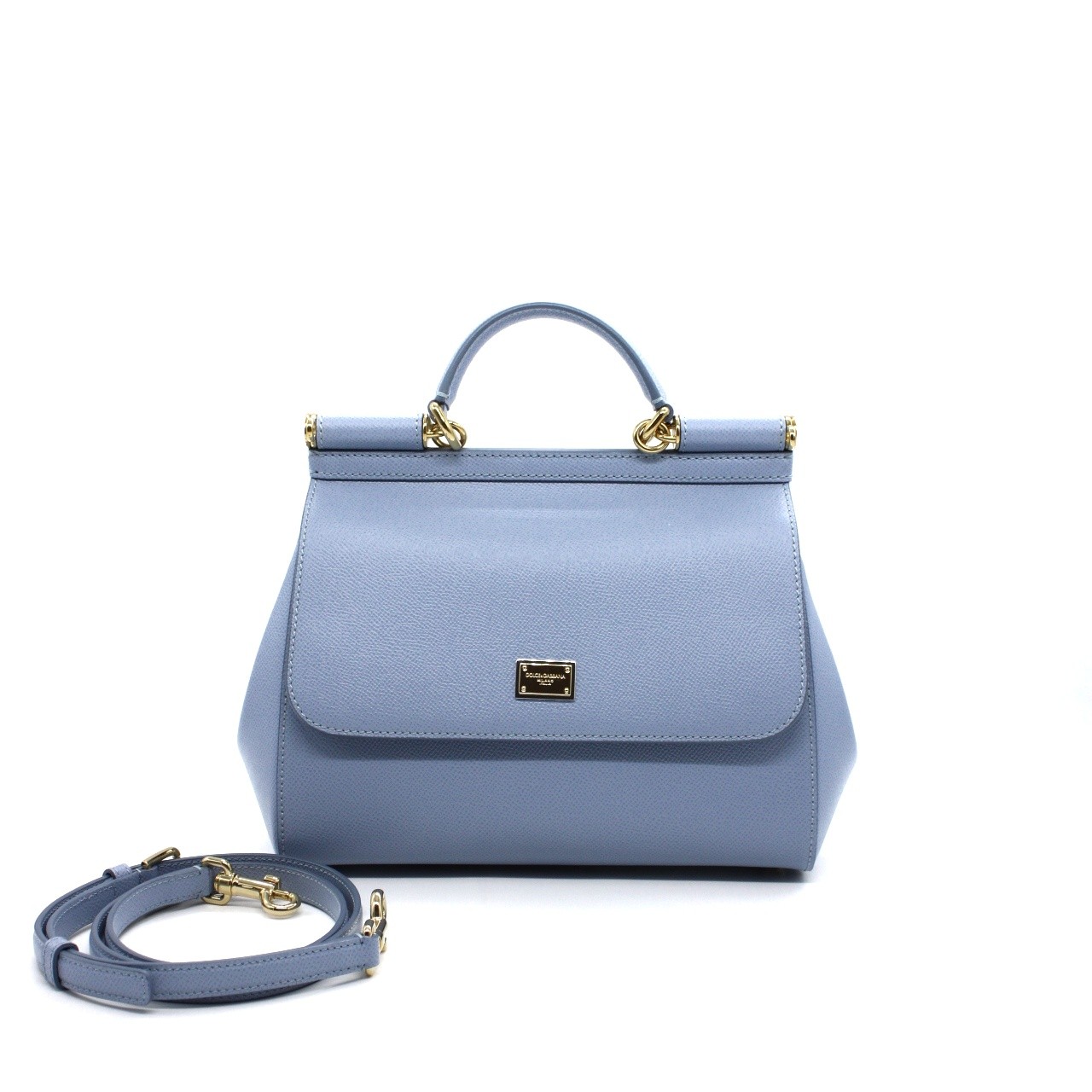 Borsa Dolce & Gabbana Miss Sicily media in pelle thumb
