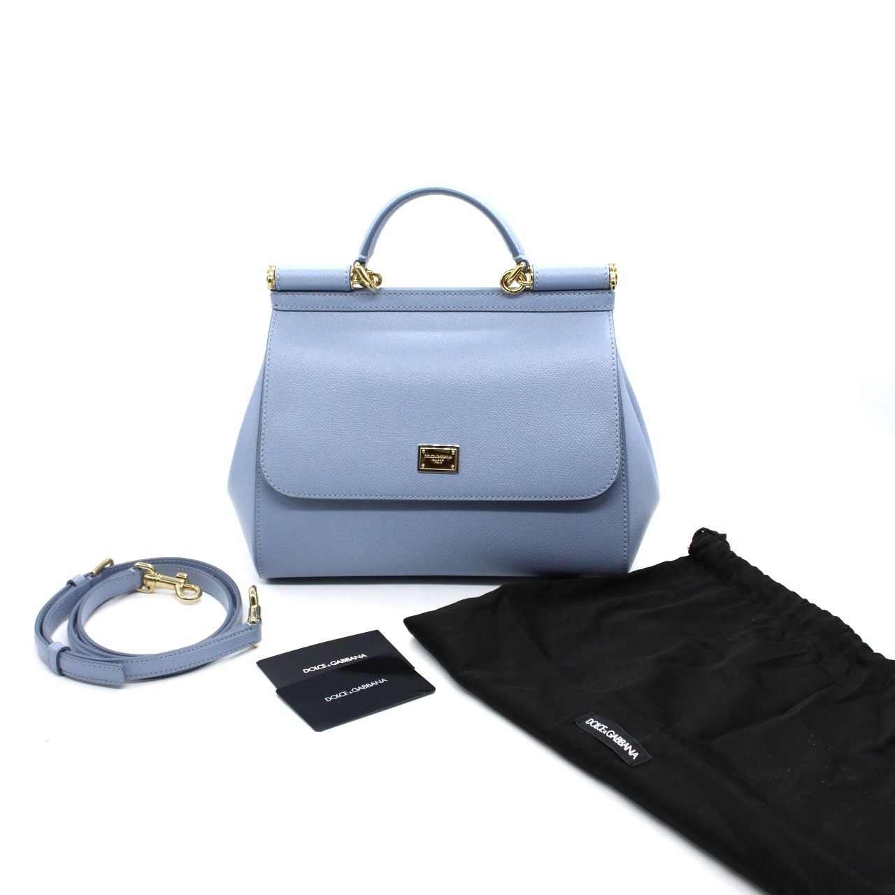 Borsa Dolce & Gabbana Miss Sicily media in pelle thumb