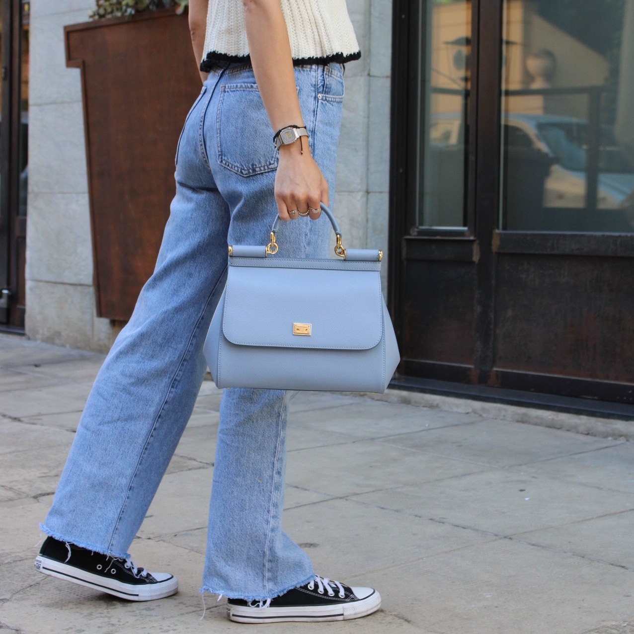 Borsa Dolce & Gabbana Miss Sicily media in pelle thumb