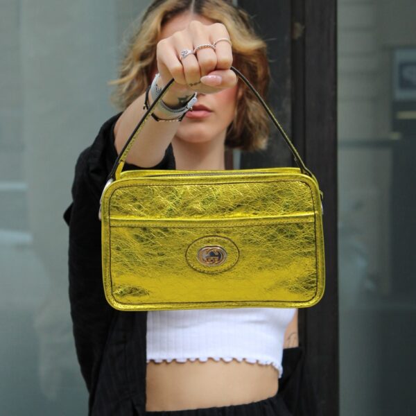 Borsa a tracolla Gucci interlocking