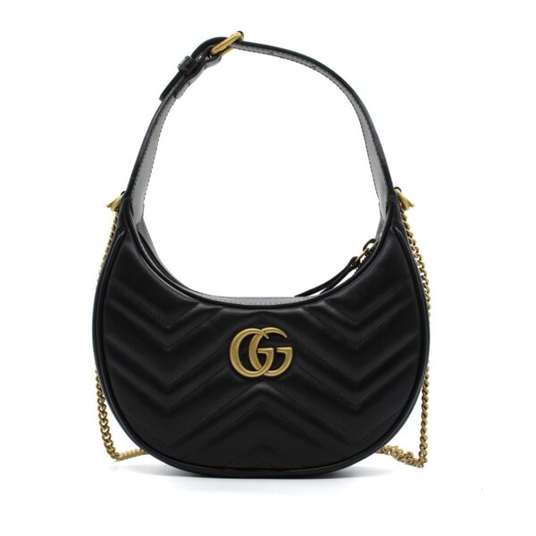 Mini borsa mezzaluna GG marmont