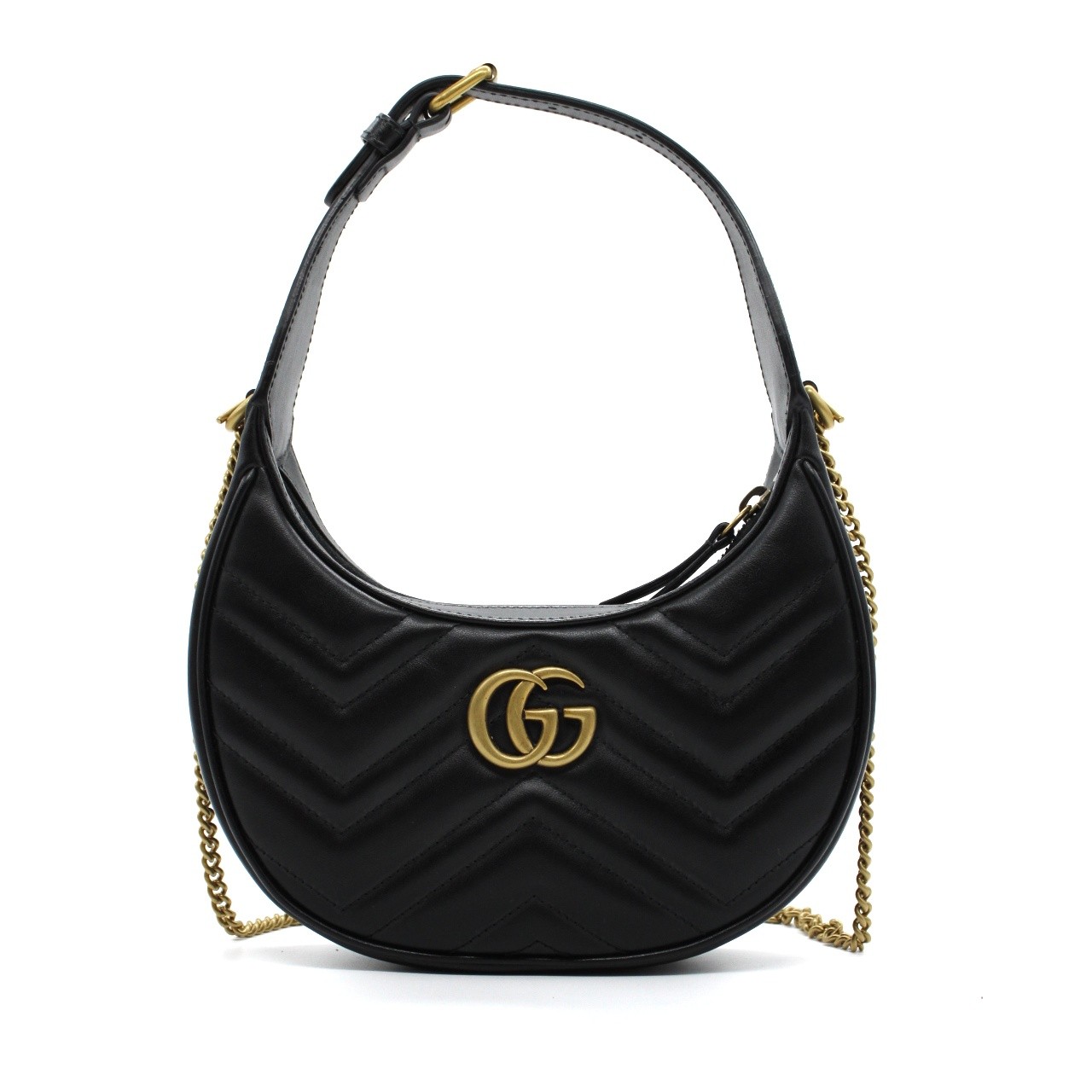Mini borsa mezzaluna GG marmont thumb